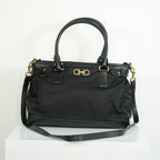 Salvatore Ferragamo Gancini Nylon Two-way Bag