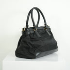 Salvatore Ferragamo Gancini Nylon Two-way Bag