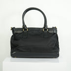Salvatore Ferragamo Gancini Nylon Two-way Bag