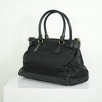 Salvatore Ferragamo Gancini Nylon Two-way Bag