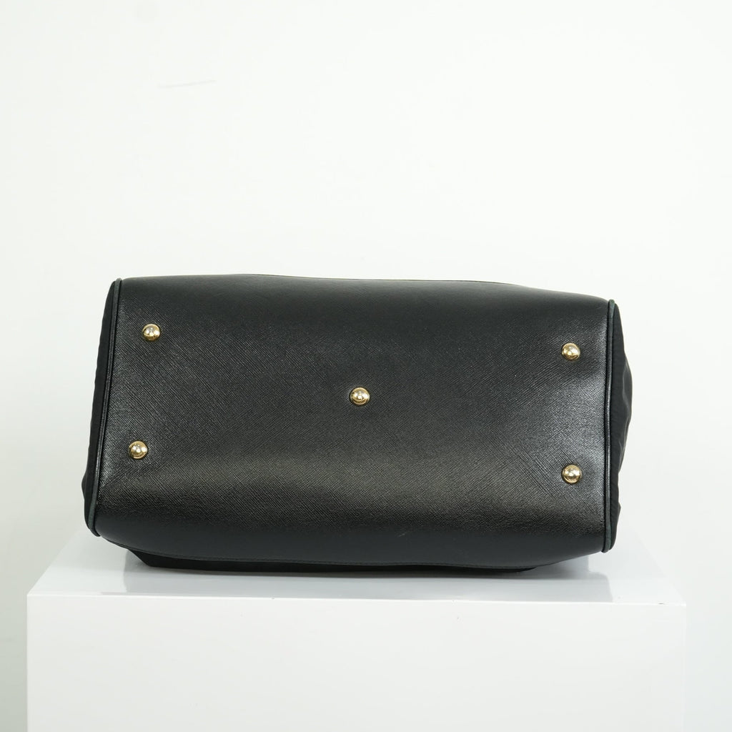 Salvatore Ferragamo Gancini Nylon Two-way Bag