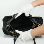 Salvatore Ferragamo Gancini Nylon Two-way Bag