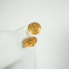 Chanel CC Logo Gold-Plated Clip On Earrings