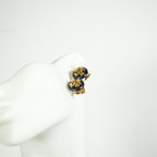 Chanel Vintage Lucky Clover Clip On Earrings