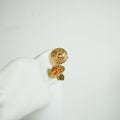 Chanel Vintage Round Textured Clip-On Earrings