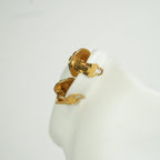Chanel Vintage Round Textured Clip-On Earrings