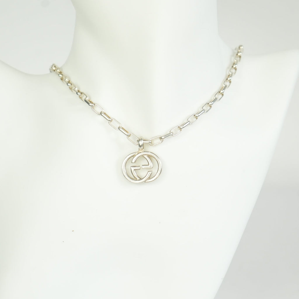 Gucci Interlocking G Sterling Silver Necklace