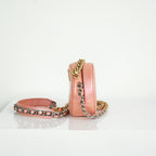 Chanel 19 Iridescent Color Skin Quilted Circle Bag FULL SET