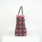 Christian Dior Lady Dior Tweed Medium Bag