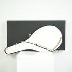 Chanel 2023 Cruise Collection White Canvas Tennis Racket Holder Bag
