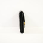 Gucci Marmont Quilted Black Leather Flap Clutch