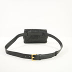 Saint Laurent Jamie Belt Bag in black leather and gold hardware