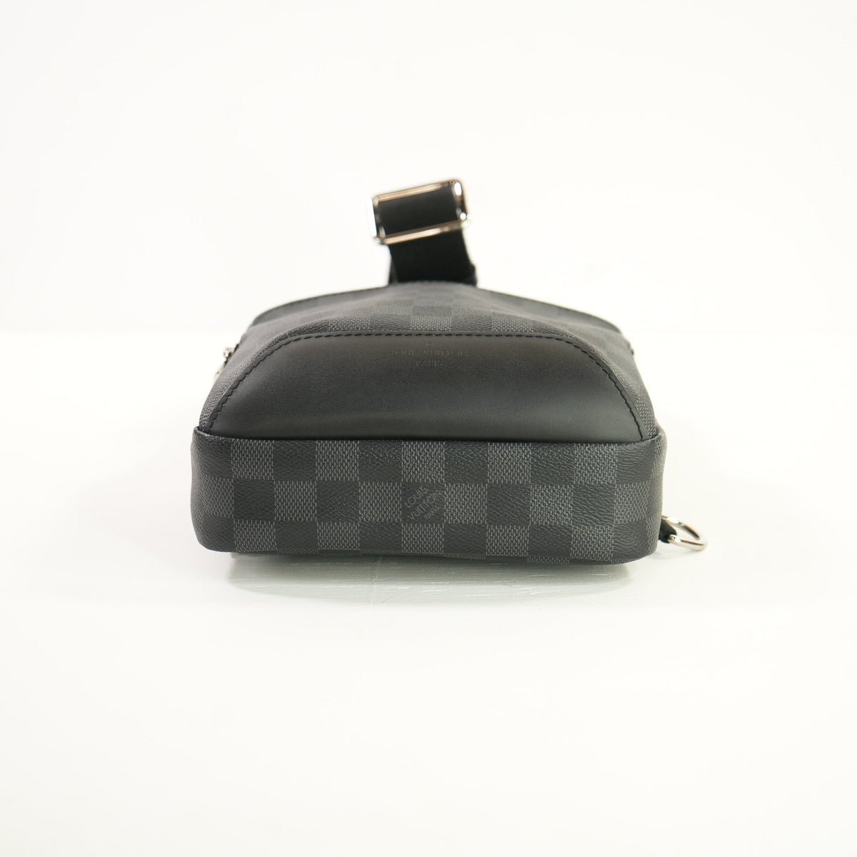 Louis Vuitton Avenue Sling Black Damier Graphite Bag, Full Set W/Paper Bag