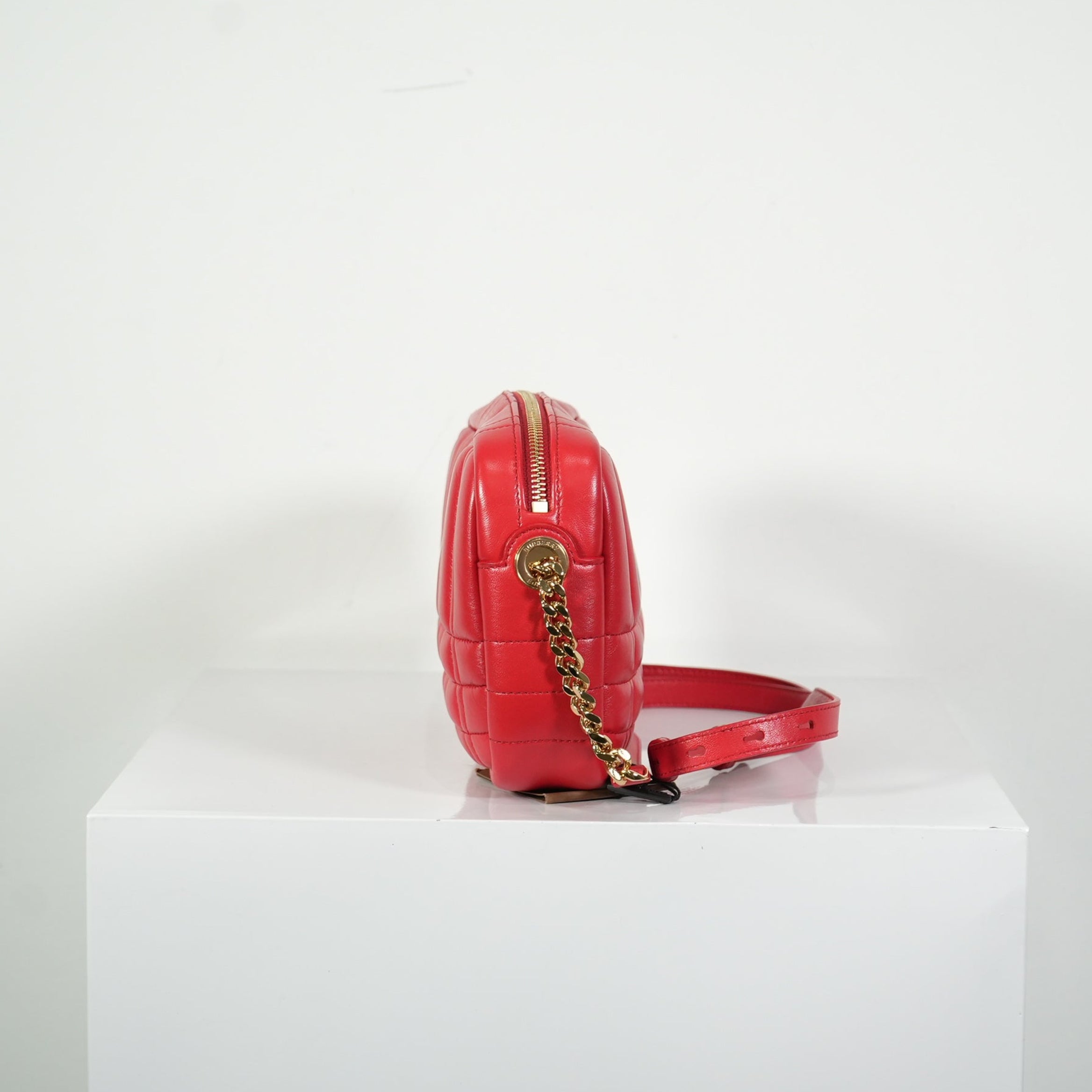 Burberry Red Small Lola Camera Bag