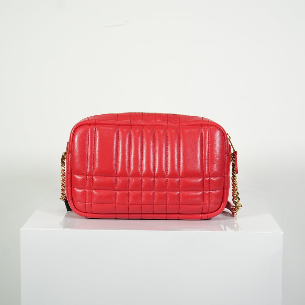 Burberry Red Small Lola Camera Bag