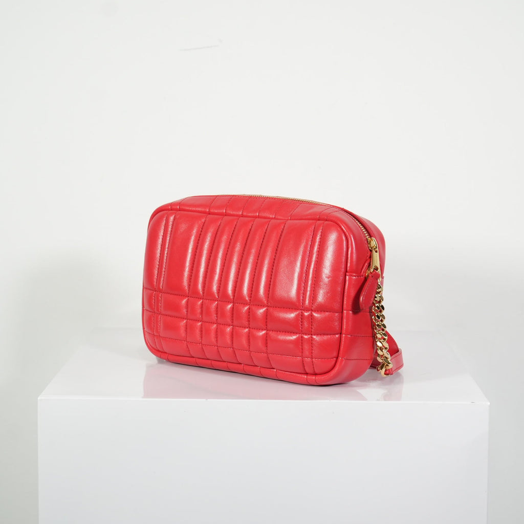 Burberry Red Small Lola Camera Bag