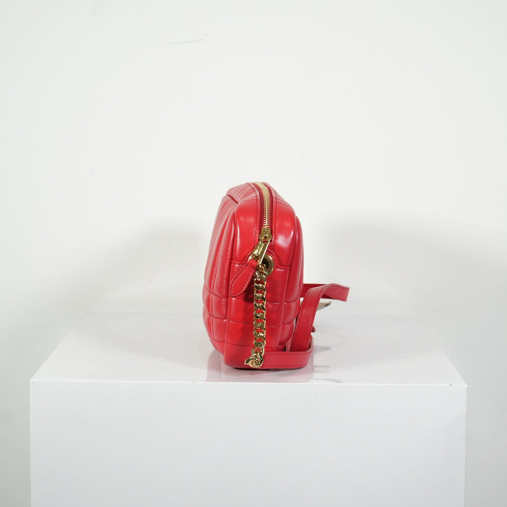 Burberry Red Small Lola Camera Bag