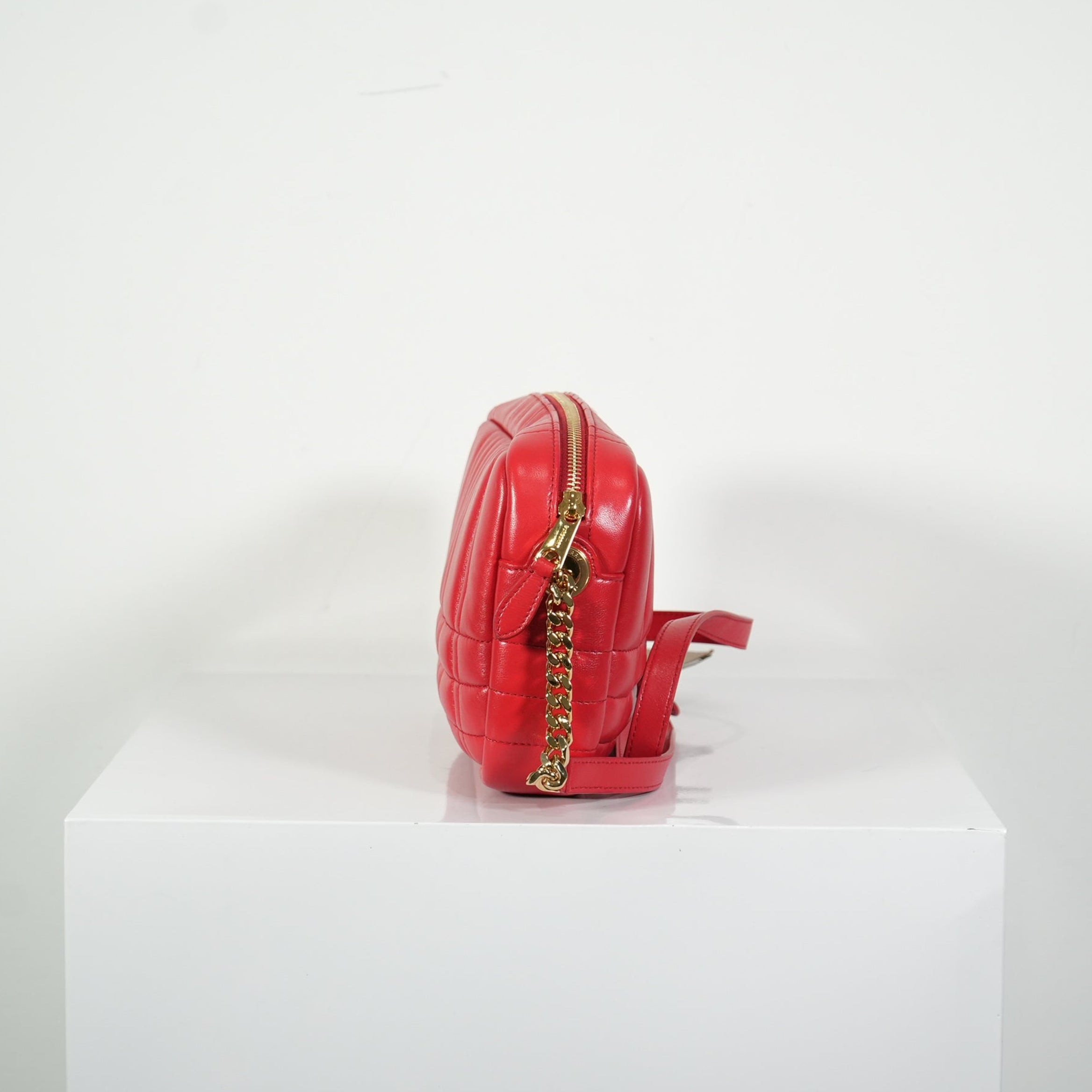 Burberry Red Small Lola Camera Bag