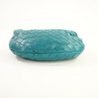 Bottega Veneta Teal Nappa Intrecciato Mini Jodie Handbag W/Dust Bag
