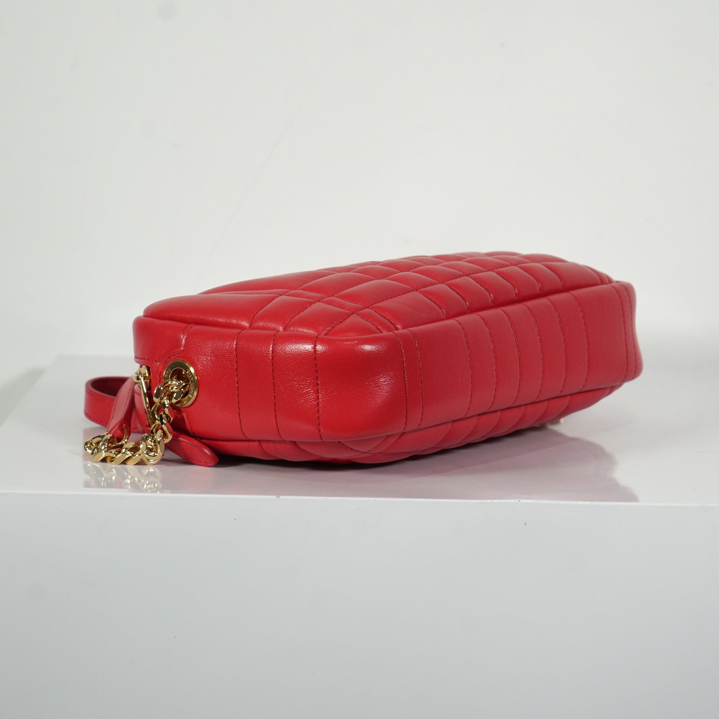Burberry Red Small Lola Camera Bag