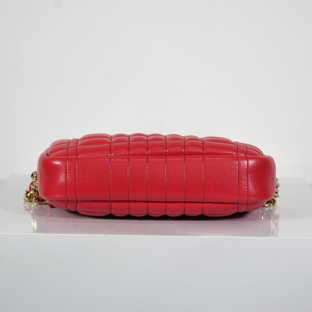 Burberry Red Small Lola Camera Bag