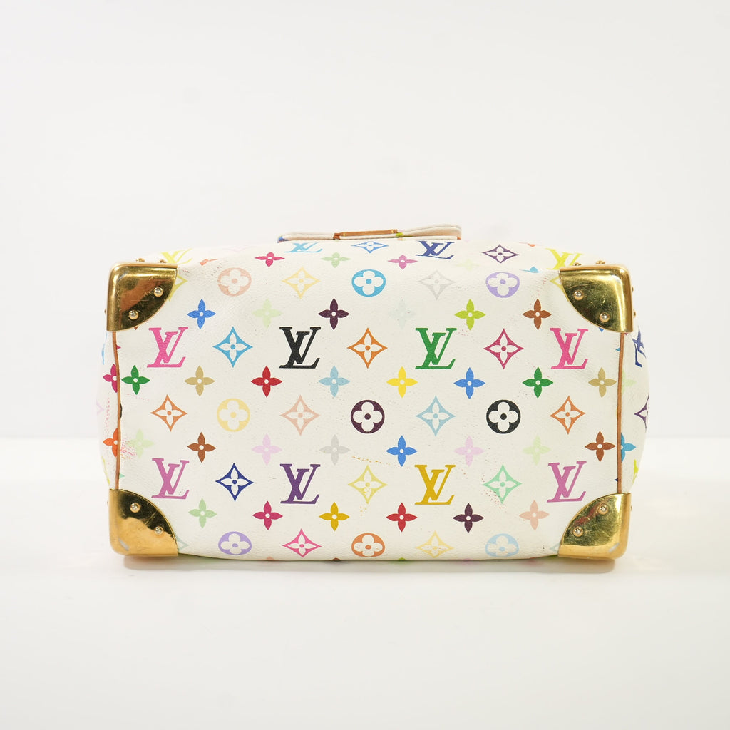 Louis Vuitton Monogram White Takashi Murakami Monogram Speedy 30