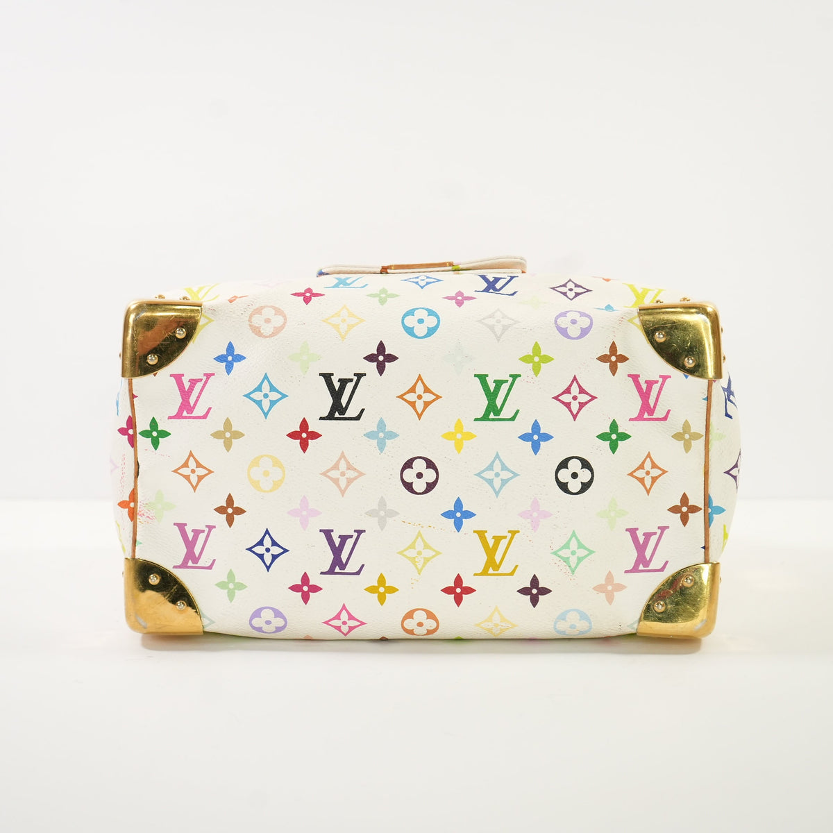Louis Vuitton Monogram White Takashi Murakami Monogram Speedy 30