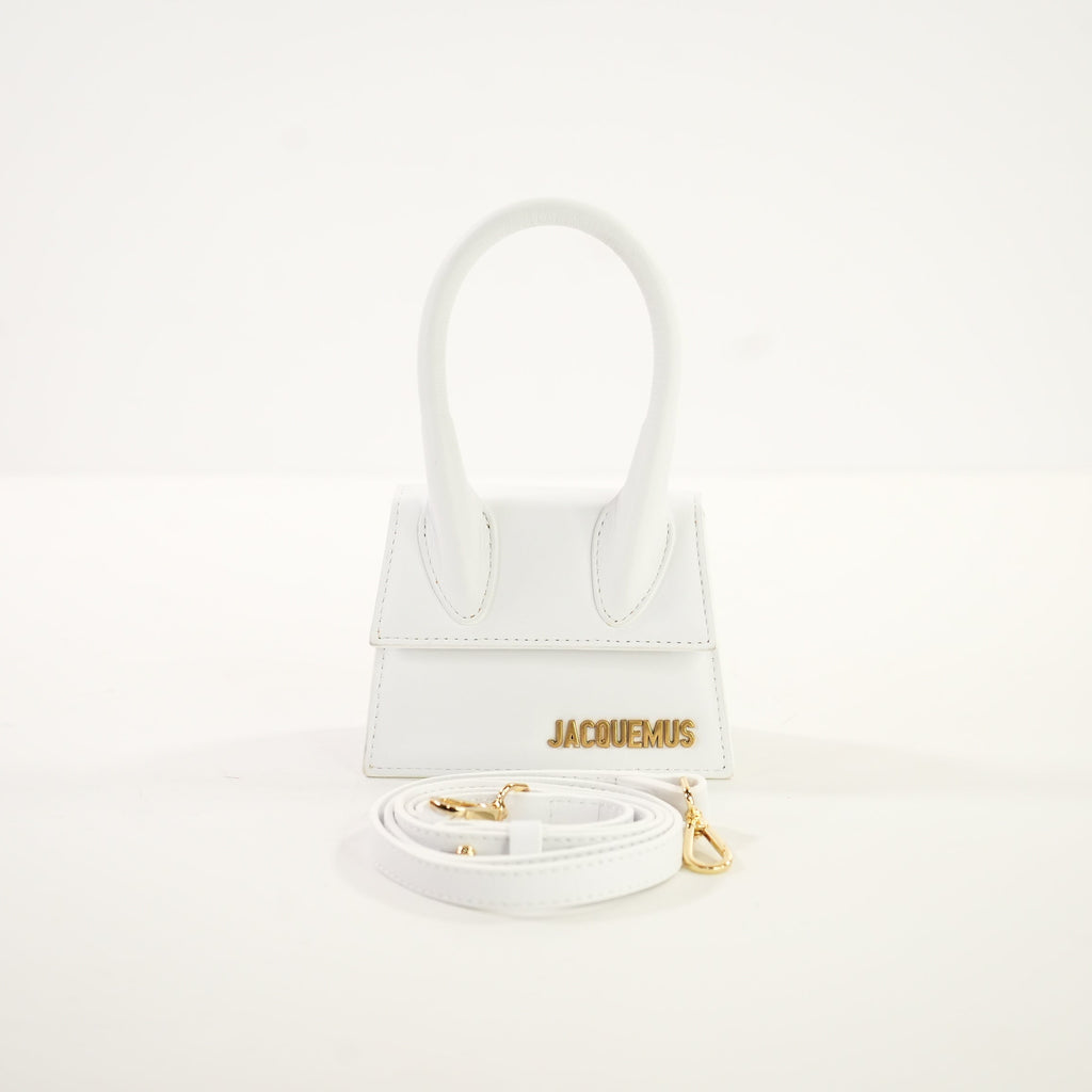 Jacquemus Mini Bag White Top Handle