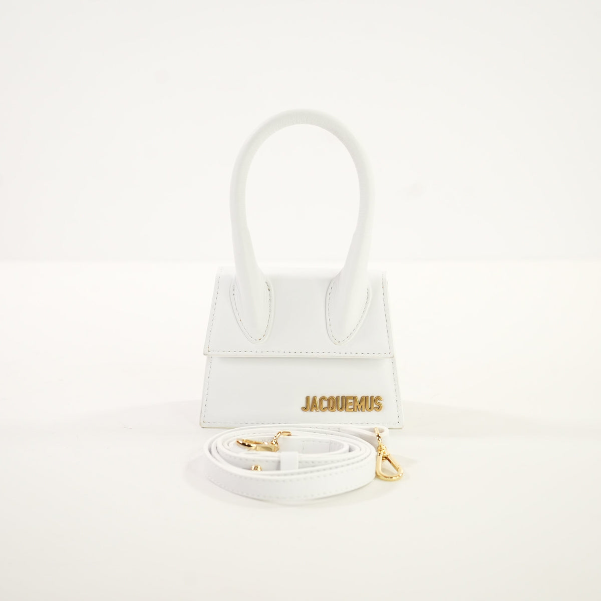 Jacquemus Mini Bag White Top Handle