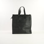 Saint Laurent Black Leather Patchwork Shopping Tote Bag w/ dust bag