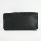 Saint Laurent Black Leather Patchwork Shopping Tote Bag w/ dust bag