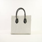 Celine Medium Phantom Luggage Tote, striped canvas 2016 With (Dust Bag)
