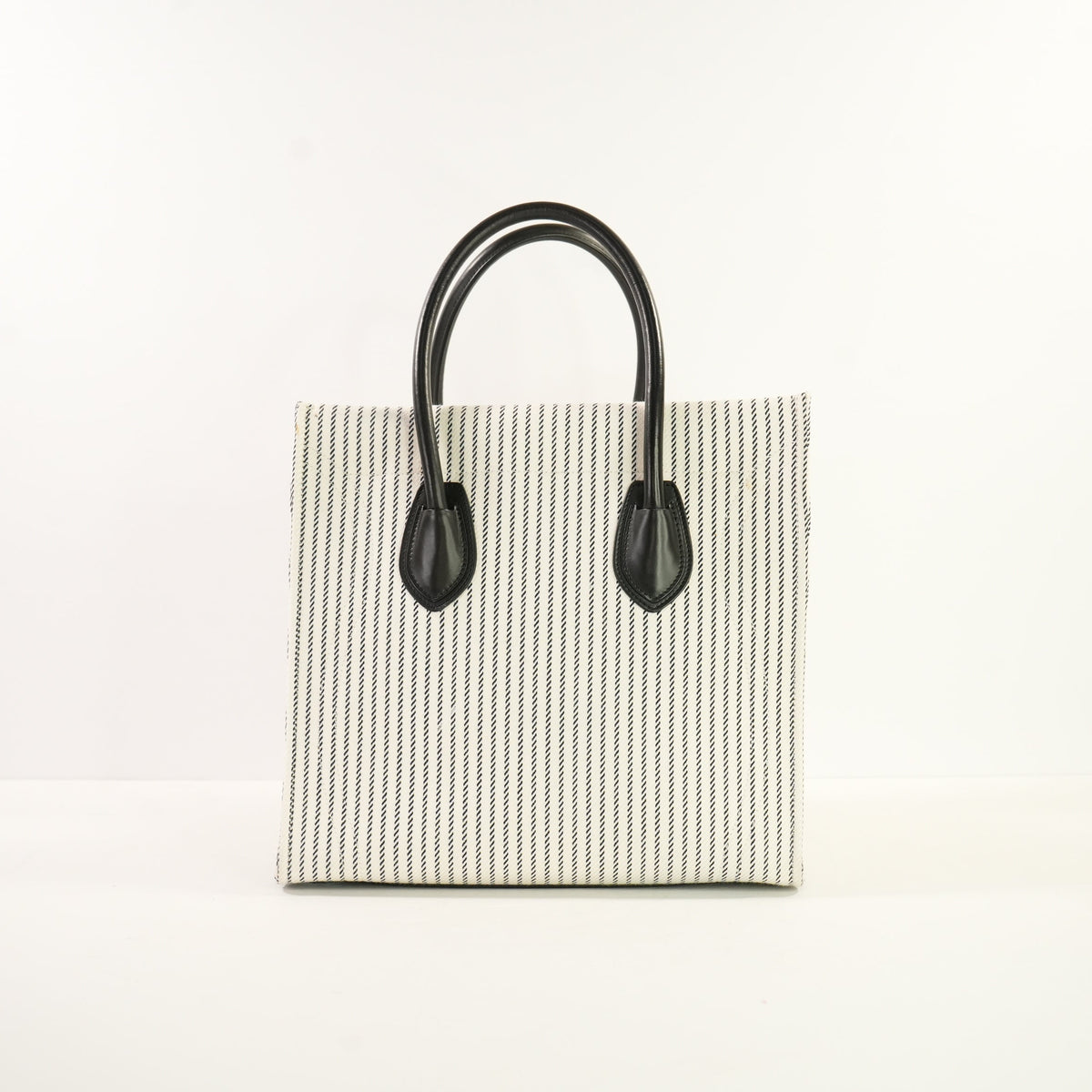 Celine Medium Phantom Luggage Tote, striped canvas 2016 With (Dust Bag)