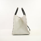 Celine Medium Phantom Luggage Tote, striped canvas 2016 With (Dust Bag)