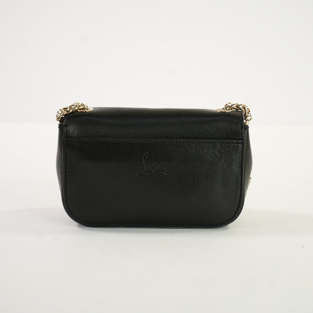 Christian Louboutin Red Heart Motif in Navy Blue Crossbody