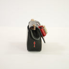 Christian Louboutin Red Heart Motif in Navy Blue Crossbody