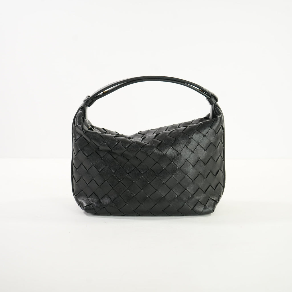 Bottega Mini Wallace in Black, Full Set
