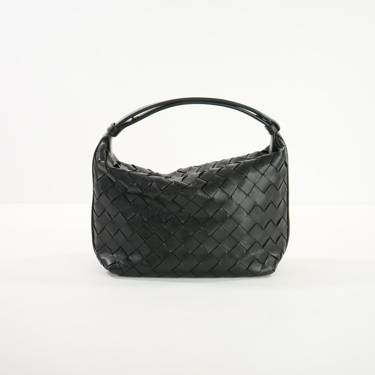 Bottega Mini Wallace in Black, Full Set