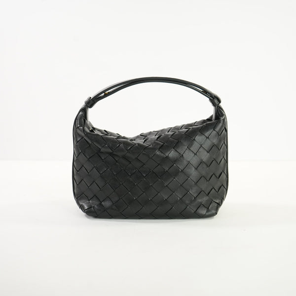 Bottega Mini Wallace in Black, Full Set