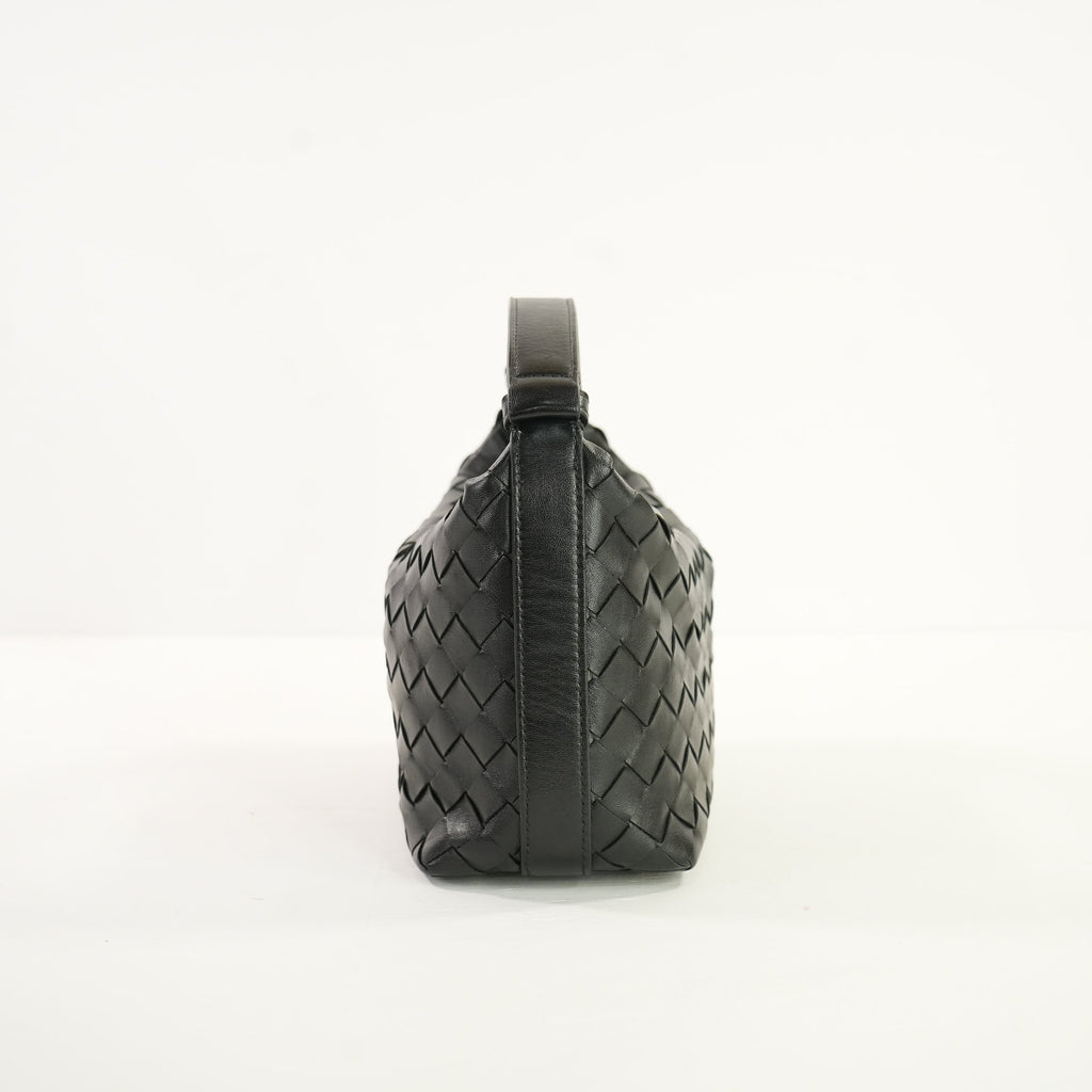 Bottega Mini Wallace in Black, Full Set