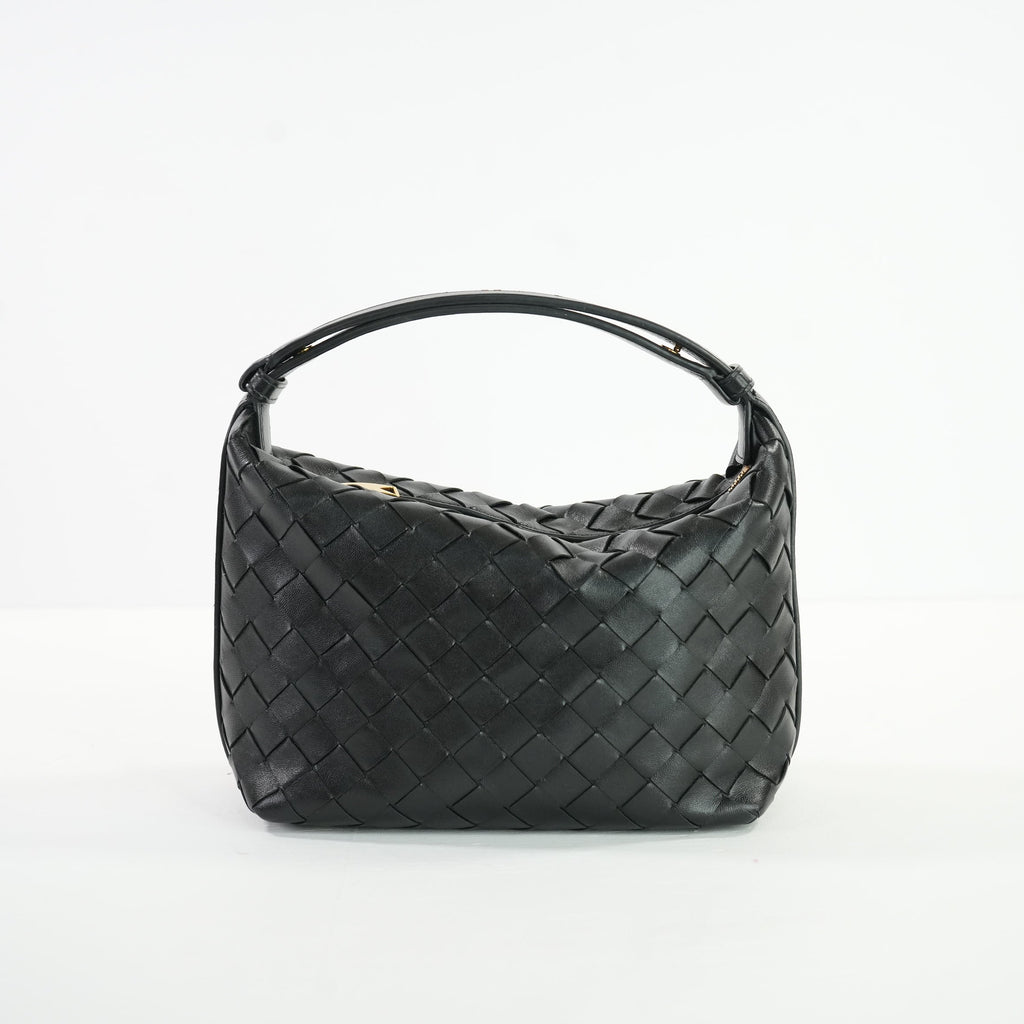 Bottega Mini Wallace in Black, Full Set