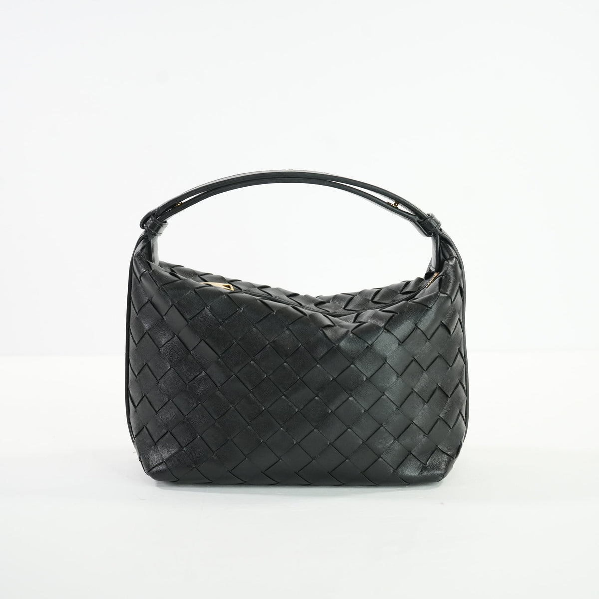 Bottega Mini Wallace in Black, Full Set