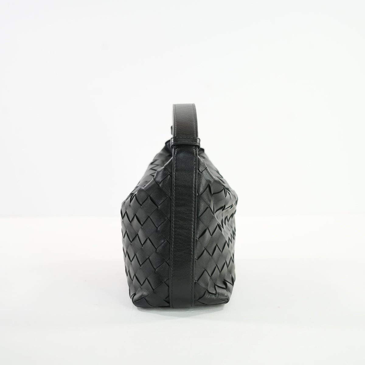 Bottega Mini Wallace in Black, Full Set