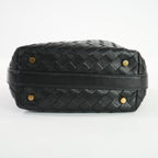 Bottega Mini Wallace in Black, Full Set