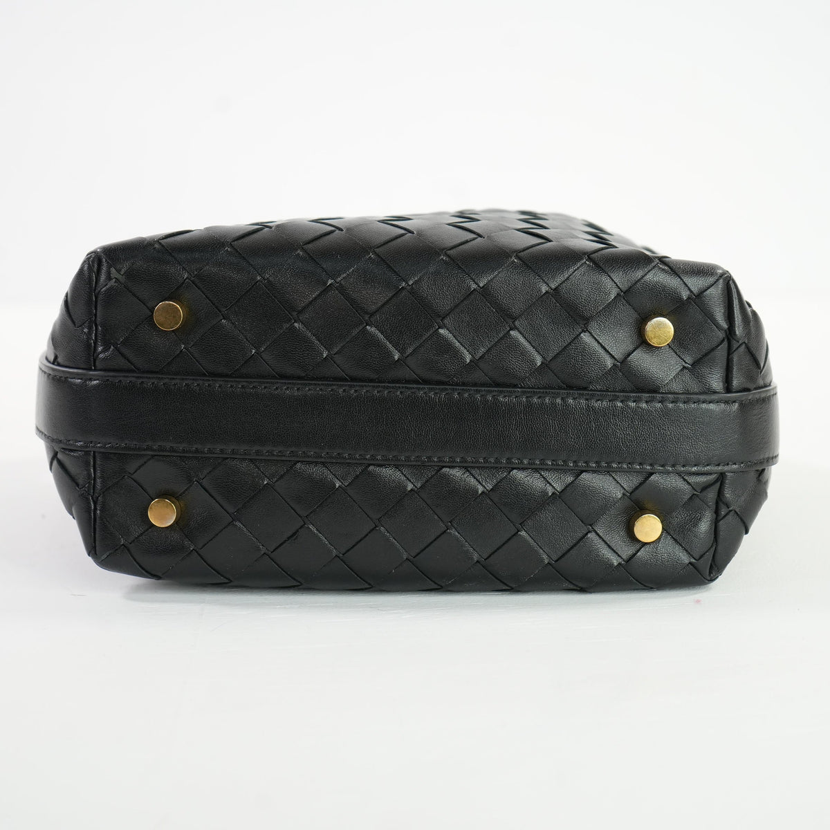 Bottega Mini Wallace in Black, Full Set
