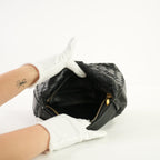 Bottega Mini Wallace in Black, Full Set