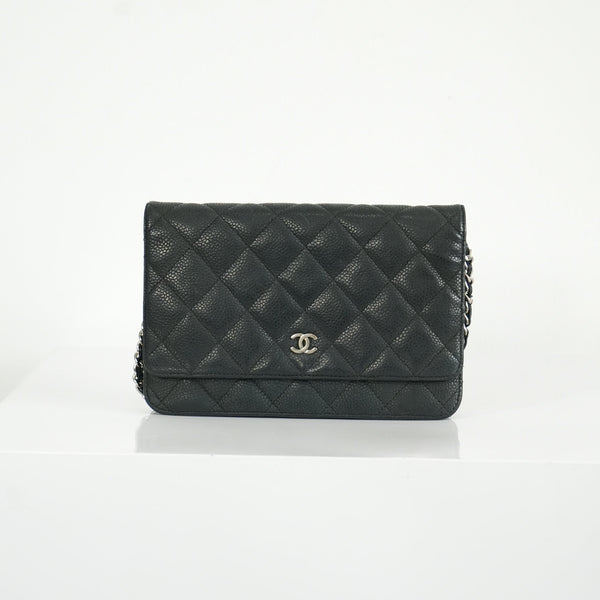 Chanel Caviar Quilted Wallet On Chain