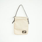 Fendi Beige Cloth Shoulder Bag