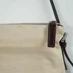 Fendi Beige Cloth Shoulder Bag