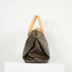 Louis Vuitton Pallas MM Monogram Safran Shoulder Bag